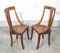 Empire Chairs in Inlaid Walnut Wood, 1800, Set of 2 9