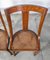 Empire Stühle aus Nussholz mit Intarsien, 1800, 2er Set 5