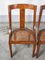 Empire Stühle aus Nussholz mit Intarsien, 1800, 2er Set 3