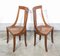 Empire Stühle aus Nussholz mit Intarsien, 1800, 2er Set 10