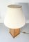 Lámpara de mesa de madera, años 70, Imagen 3