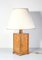 Lámpara de mesa de madera, años 70, Imagen 1