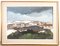 Enotrio Pugliese, Paesaggio Calabrese, años 70, óleo sobre cartón, enmarcado, Imagen 1
