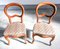 Luigi Filippo Dining Chairs in Walnut, 1800, Set of 4 2