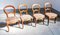 Luigi Filippo Dining Chairs in Walnut, 1800, Set of 4 1