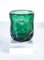 Bicchieri vintage in vetro soffiato verde di Empoli, set di 6, Immagine 3