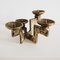 Vintage Brutalist Sculptural Bronze Candlestick, 1960s 10