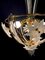 Lámpara de araña La Murrina de cristal de Murano, años 80, Imagen 3