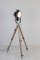 Large Industrial Adjustable Tripod Floor Lamp, Image 2