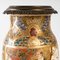 Meiji 19th Century Satsuma Ceramic Vases Mounted on French Bronze, Set of 2, Image 3