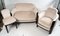 Art Deco Macassar Ebony Wood Ivory Velvet Living Room Set, Set of 5, Image 9