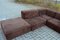 Vintage Brown Modular Sofa, 1970s, Set of 6 8