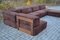 Vintage Brown Modular Sofa, 1970s, Set of 6, Image 13