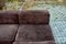 Vintage Brown Modular Sofa, 1970s, Set of 6 12