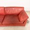Vintage Fredrik Sofa aus Rotem Leder von Kenneth Bergenblad für Dux 6