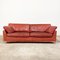 Vintage Fredrik Sofa aus Rotem Leder von Kenneth Bergenblad für Dux 1