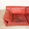 Vintage Fredrik Sofa aus Rotem Leder von Kenneth Bergenblad für Dux 5