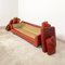 Vintage Fredrik Sofa aus Rotem Leder von Kenneth Bergenblad für Dux 7