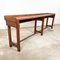 Large Industrial Console Table in Wood 2