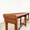 Large Industrial Console Table in Wood 3