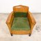 Art Deco Lounge Chair in Leather, 1930s 9