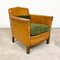 Art Deco Lounge Chair in Leather, 1930s, Image 1