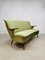 Mid-Century Danish Design Vintage Teak Green Velvet ‘Forrest’ Sofa 1