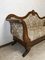 Walnut Damask Carlo X Sofa, 1800s, Image 2