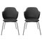 Chaises Jupiter Gris Foncé de par Lassen, Set de 2 1