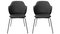 Dunkelgraue Jupiter Chairs von by Lassen, 2er Set 2