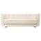 Off White Sheepskin and Smoked Oak Vilhelm Sofa from by Lassen, Image 1