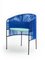 Blue Caribe Lounge Chair by Sebastian Herkner, Set of 2, Image 2