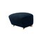 Blue Natural Oak Sahco Zero The Tired Man Footstool from by Lassen 2