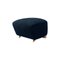 Blue Natural Oak Sahco Zero The Tired Man Footstool from by Lassen, Image 2