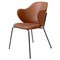 Brown Leather Let Chair from by Lassen 1