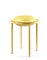 Tabouret Cana Jaune par Pauline Deltour, Set de 4 2