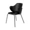 Black Leather Let Chair from by Lassen 2