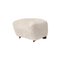 Moonlight Smoked Oak Sheepskin The Tired Man Footstool from by Lassen 2