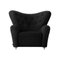 Dark Grey Hallingdal The Tired Man Lounge Chair from by Lassen 2