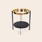 Brass and Black Marquina Marble Deck Table by Ox Denmarq 2