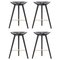 Black Beech and Brass Counter Stools from by Lassen, Set of 4, Image 1