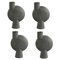 Big Dark Grey Sphere Bulb Vases by 101 Copenhagen, Set of 4, Image 1
