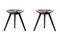 Brown Oak Stools from by Lassen, Set of 2, Image 2