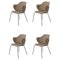 Sand Remix Lassen Chairs from by Lassen, Set of 4 1