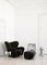 Espresso Sheepskin The Tired Man Lounge Chair from by Lassen, Image 11