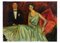 Antonio Feltrinelli, The Theatre Stage, Dipinto originale su tela, anni '30, Immagine 1