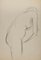 The Posing Nude, Original Zeichnung, frühes 20. Jh 1