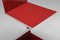 Dutch Red Laquer Zig Zag Chair by Gerrit Thomas Rietveld for Cassina, Image 9