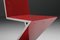 Niederländischer Rot Lack Zig Zag Stuhl von Gerrit Thomas Rietveld für Cassina 10