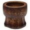 Large Japanese Rustic Wooden Mortar and Pestle, 1920s, Image 1